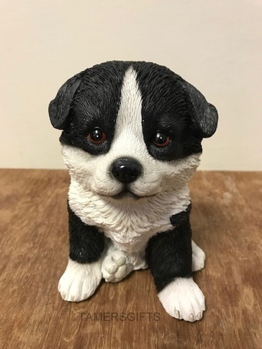 Cute collie puppy ornament - puppy,