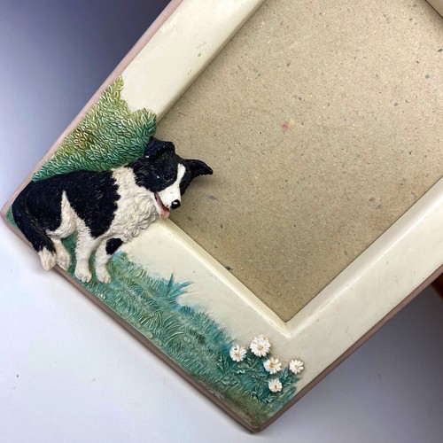 Vintage border collie dog - vintage,