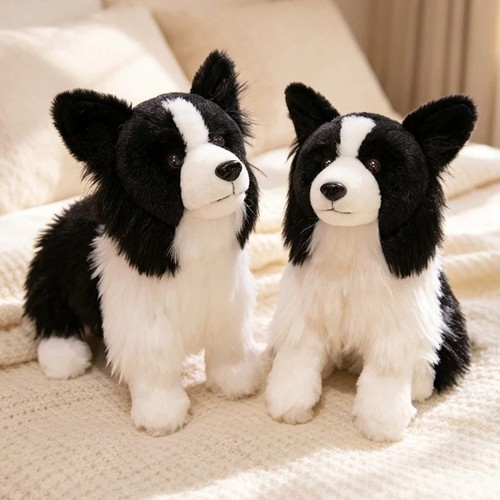 Collie stuffed lifelike - collie,