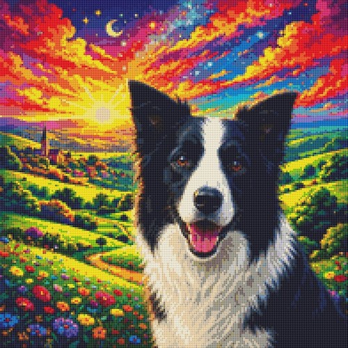 Border collie puppy dog - border,