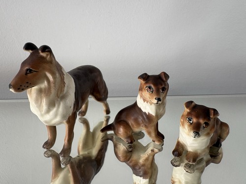 Vintage tiny collie dog - vintage, 2