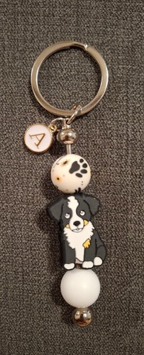 Border collie puppy dog key - collie,