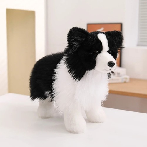 Realistic border collie - collie, plush