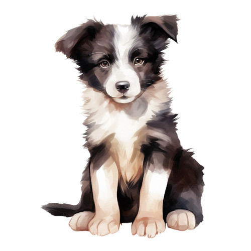 Border collie puppy - border,