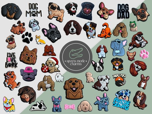 Dogs charms for shoes - dogs,